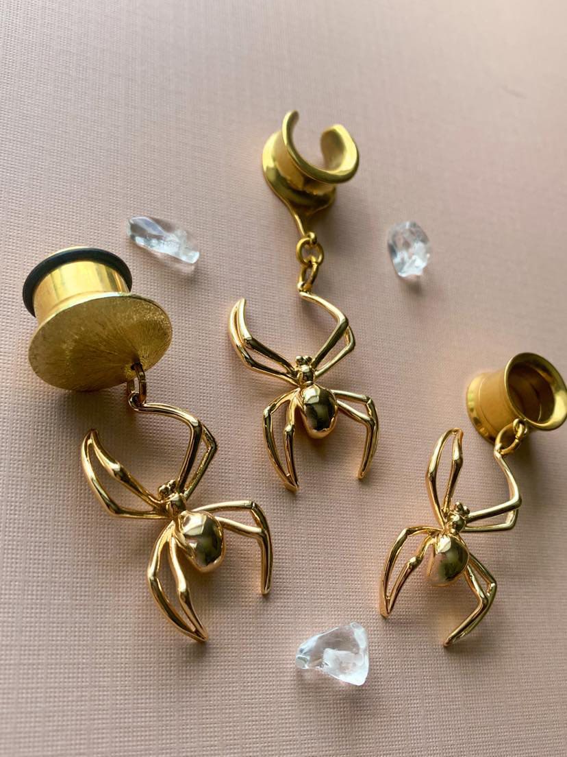 18k Plated Orb Weaver