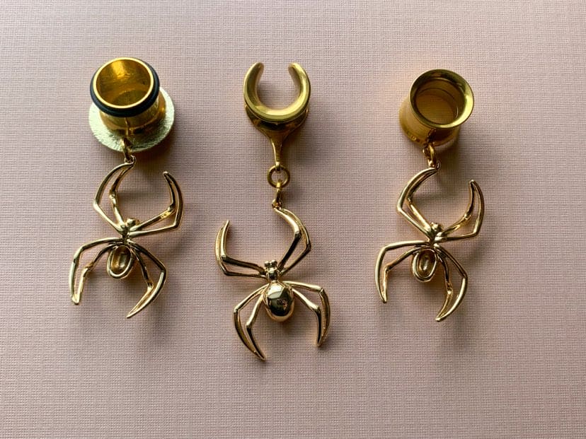 18k Plated Orb Weaver