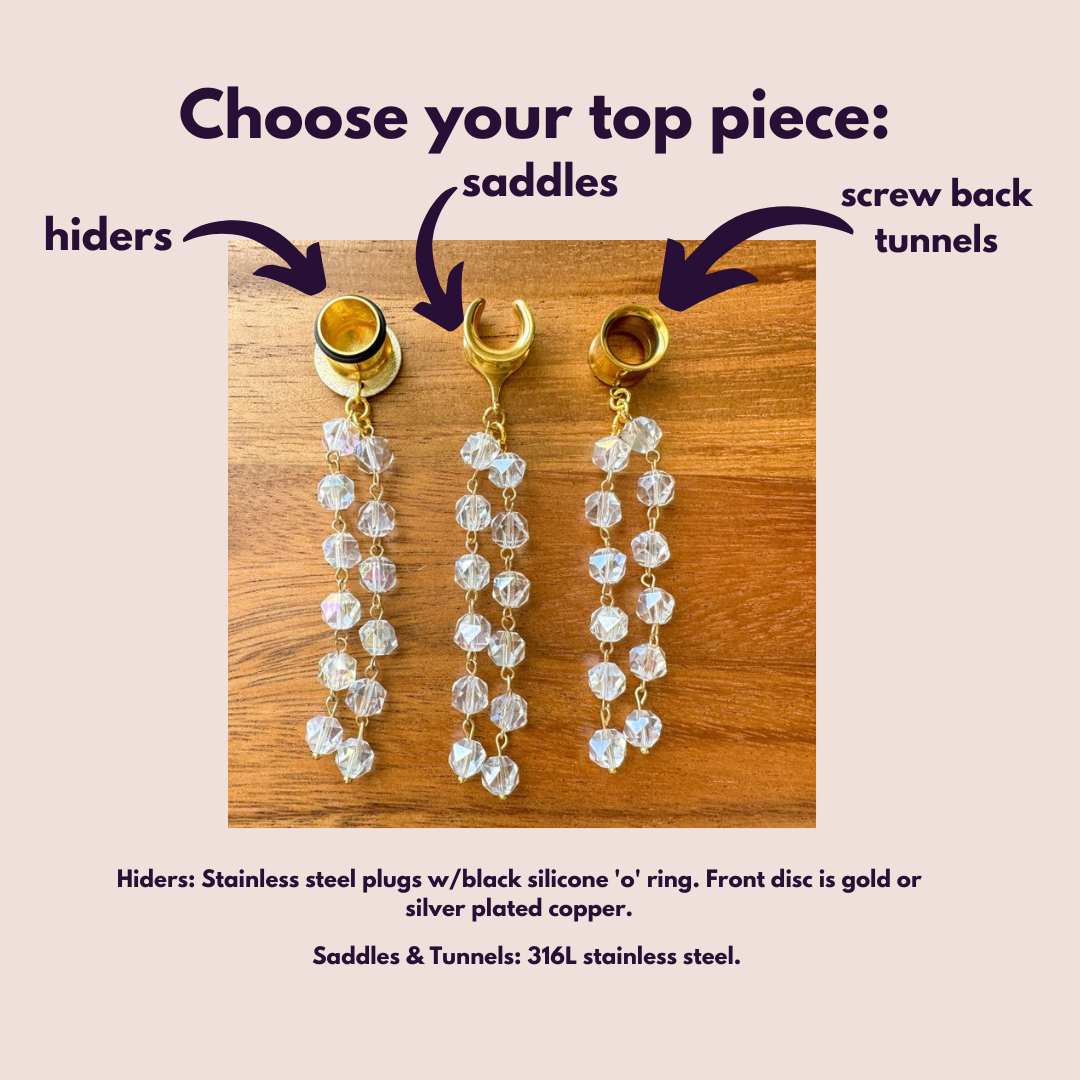 Gold Stranded Iridescent Beads