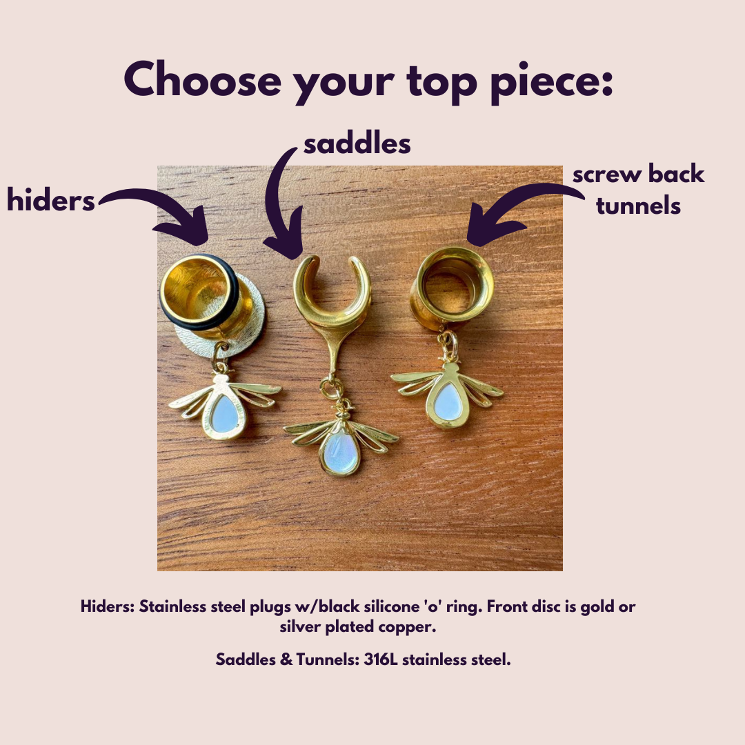 Small Dainty Gold Bees