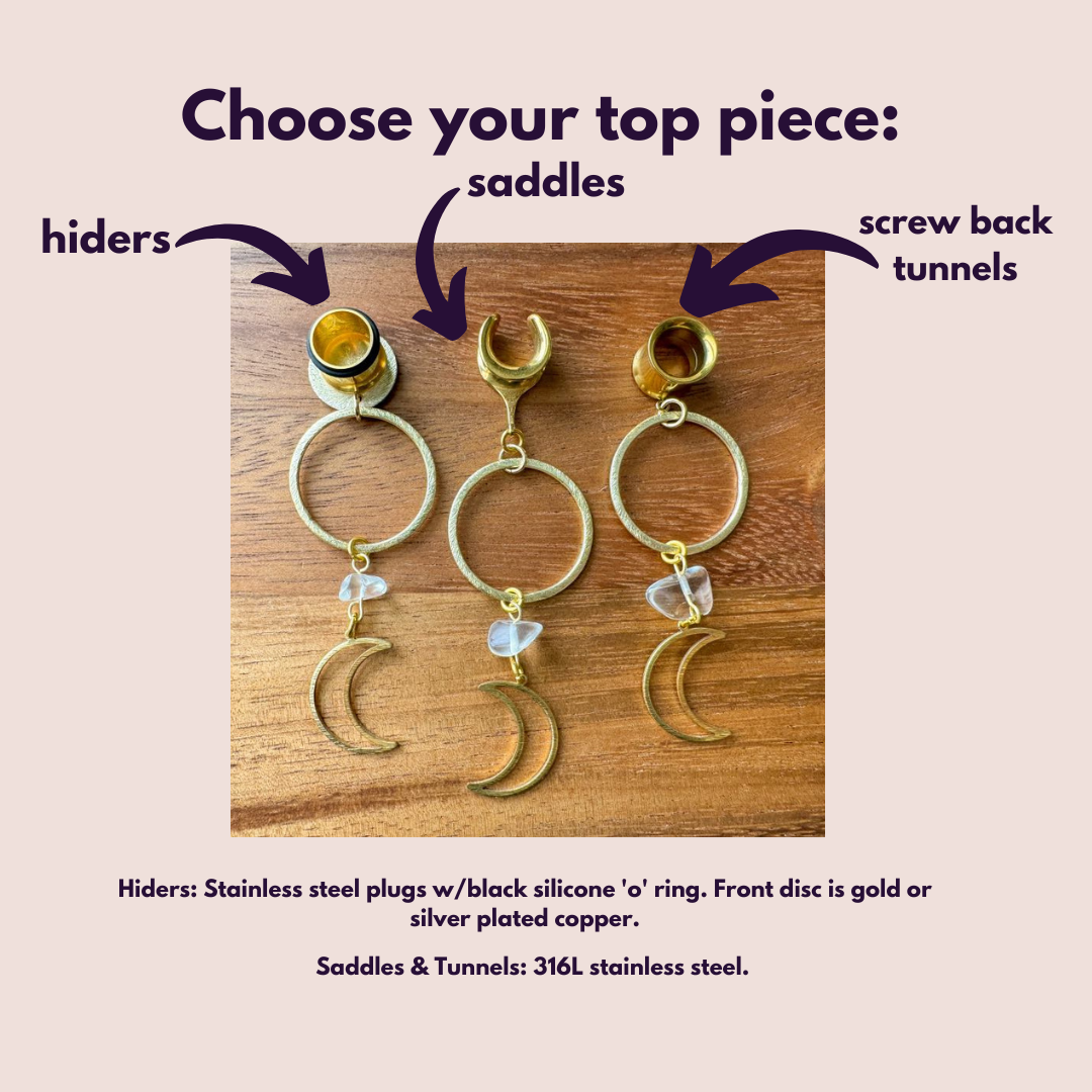 Quartz Moon Hoops