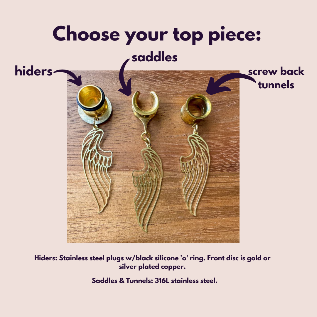 Gold Angel Wings