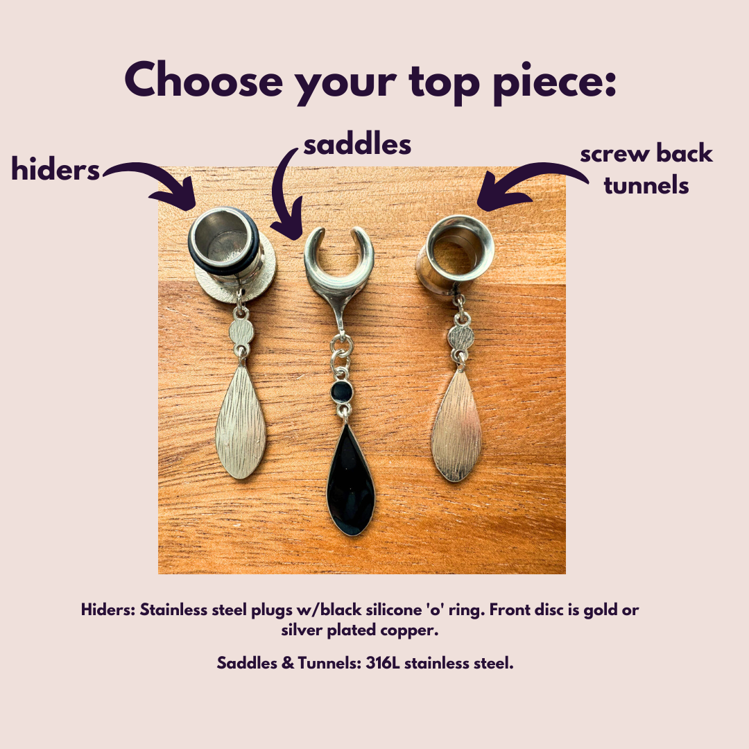 Black Enamel Drops