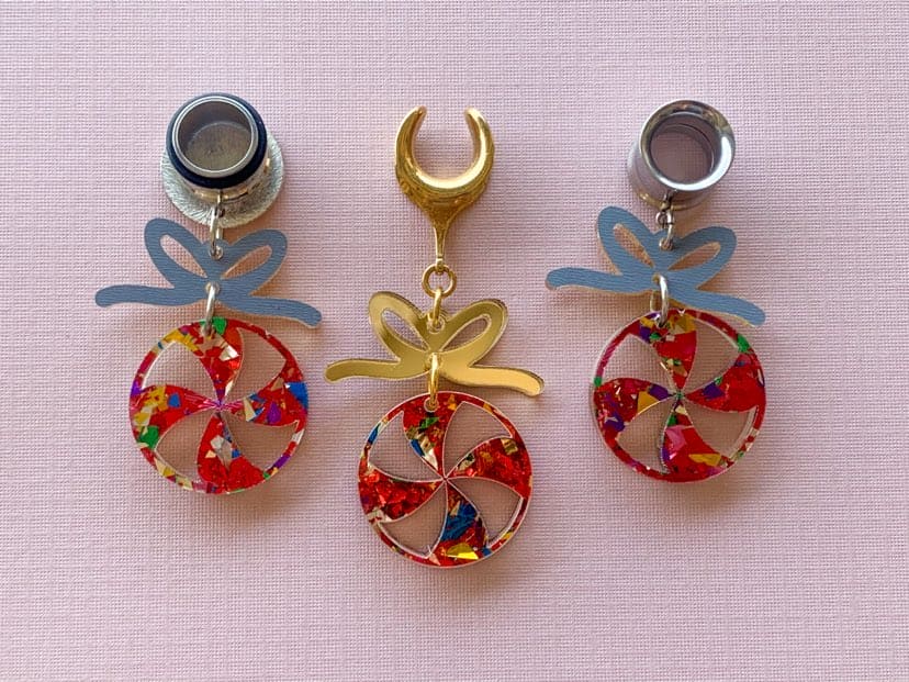 Acrylic Candy & Bow