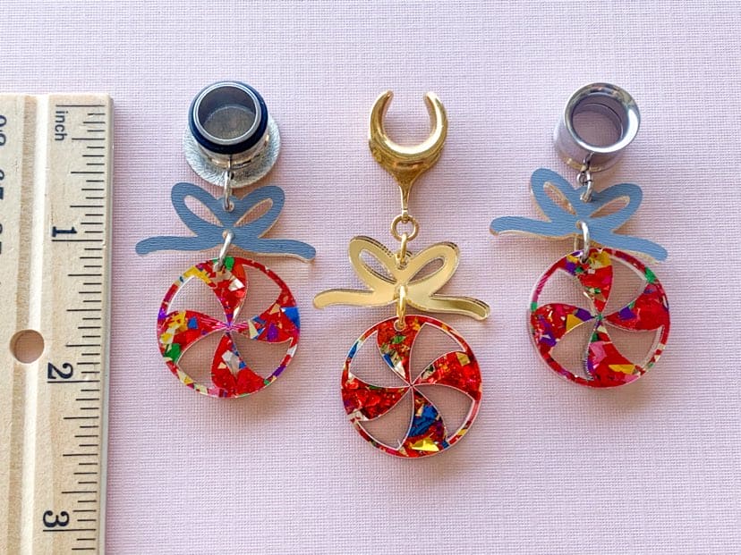 Acrylic Candy & Bow
