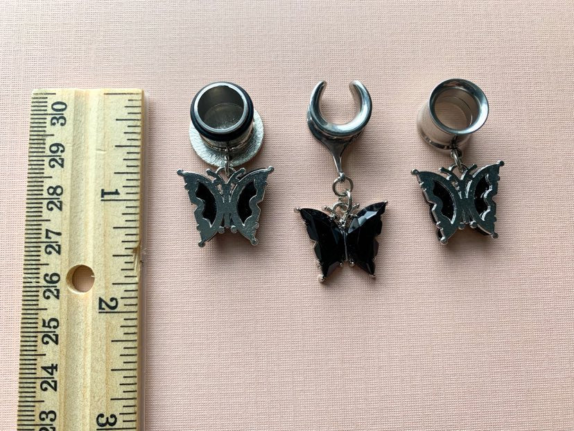 Black And Silver Butterflies