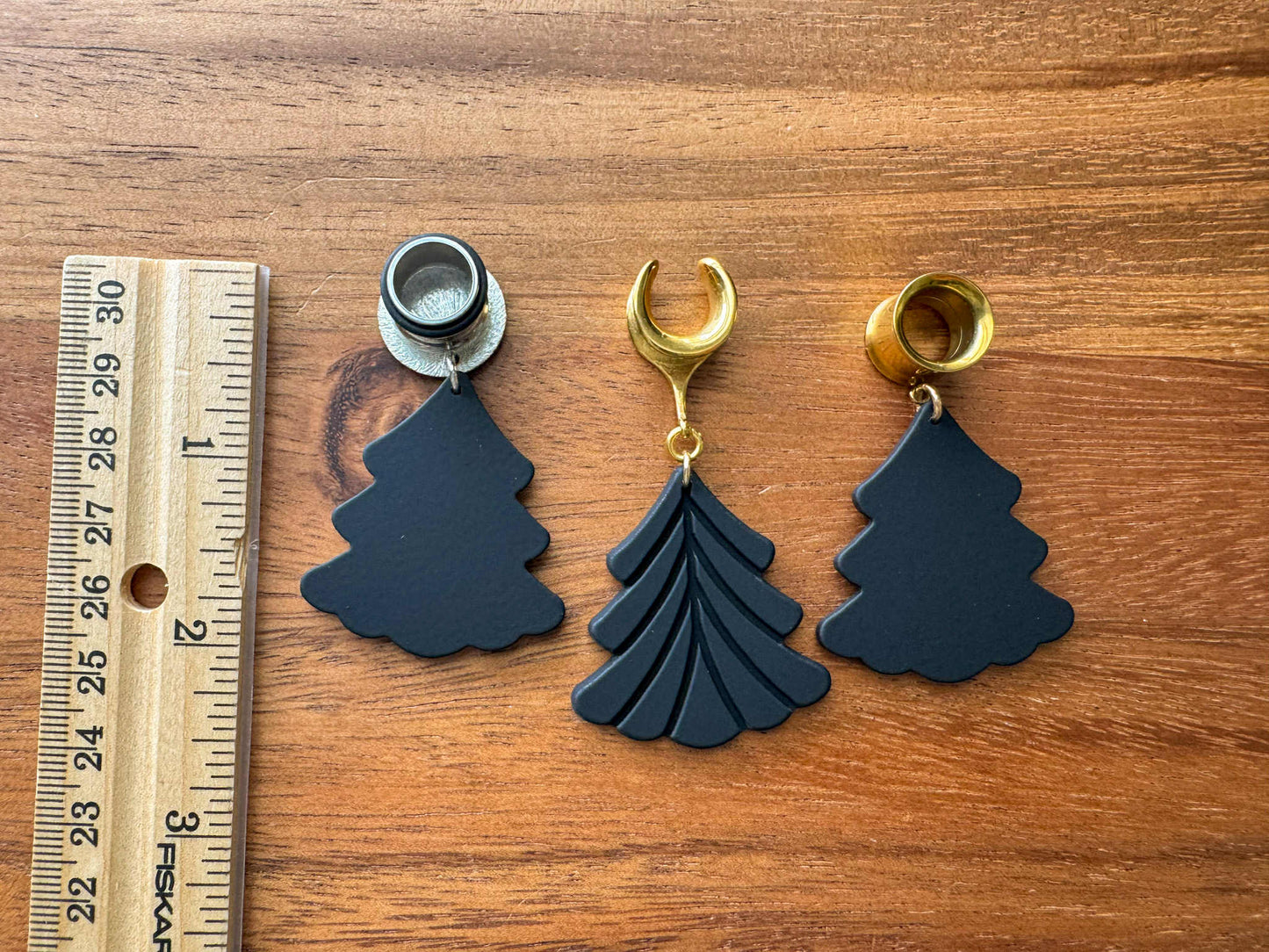 Black Christmas Trees