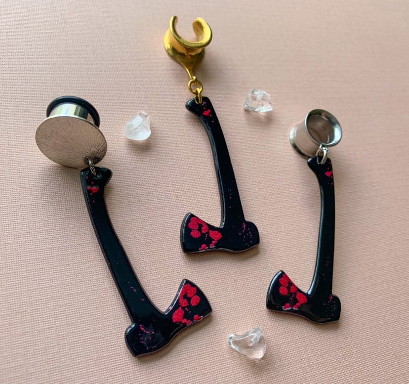 Bloody Axe Dangles