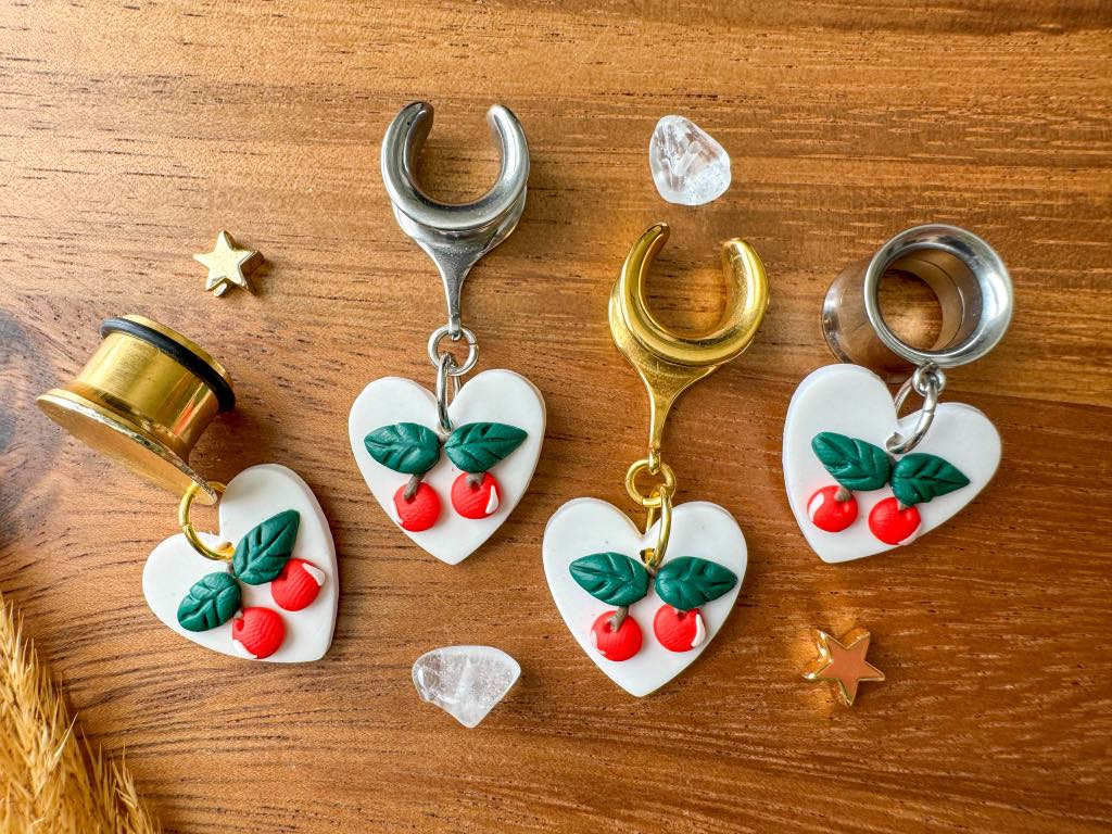 "Cherry Crush" Dangles