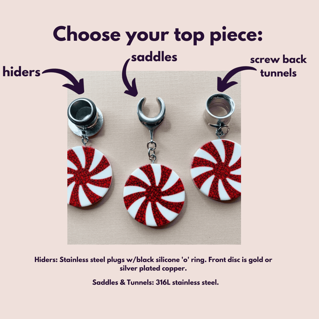Peppermint Candy Dangles