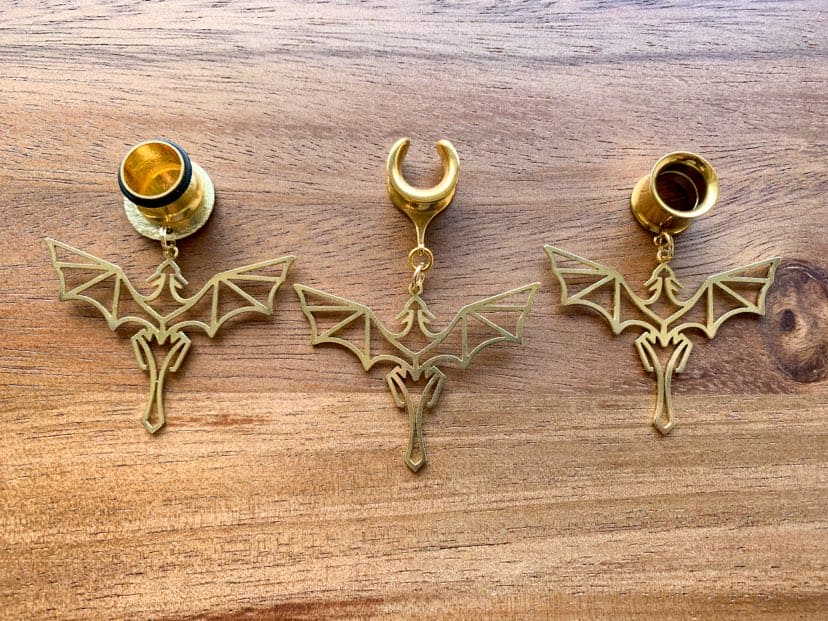 Gold Brass Dragons