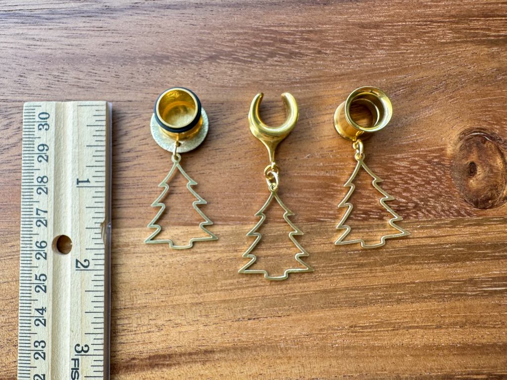 Brass Christmas Trees