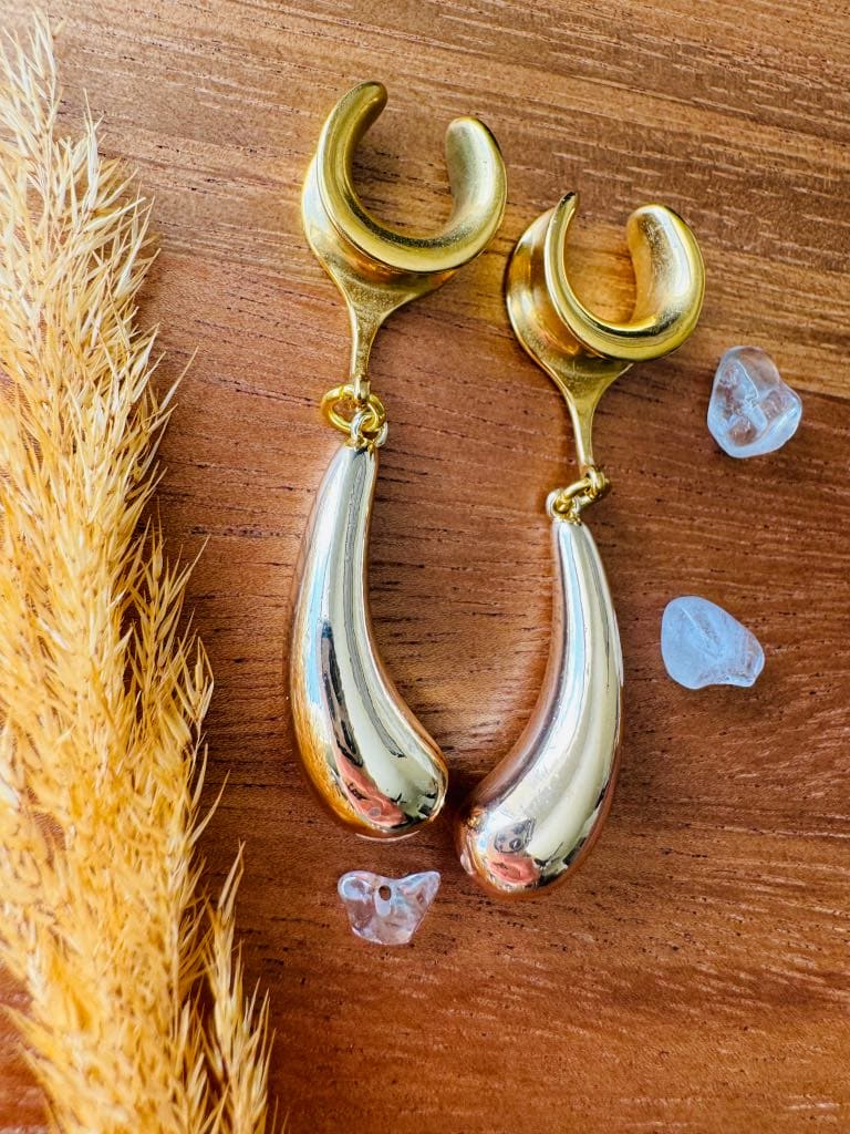 Gold Gilded Drops