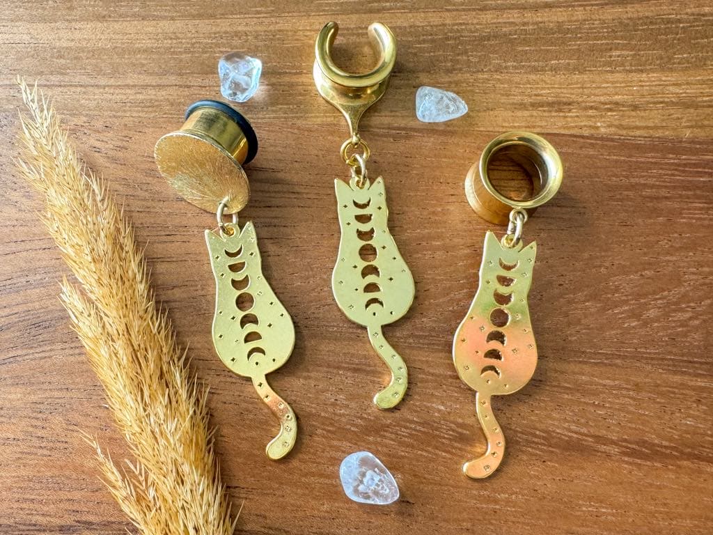 Gold Plated Celestial Cats