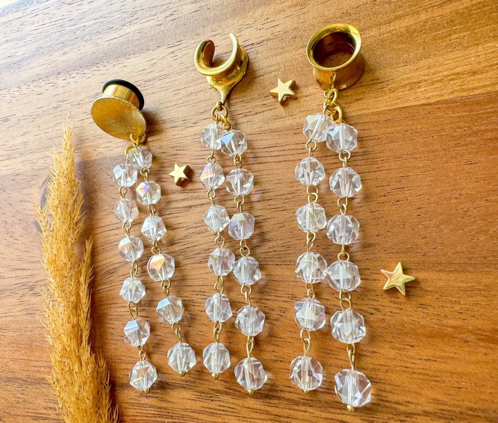 Gold Stranded Iridescent Beads