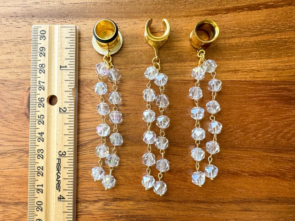 Gold Stranded Iridescent Beads