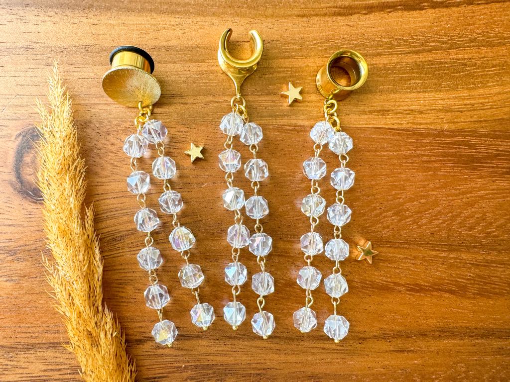 Gold Stranded Iridescent Beads