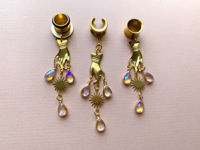 Gold 'Ethereal Touch' Dangles