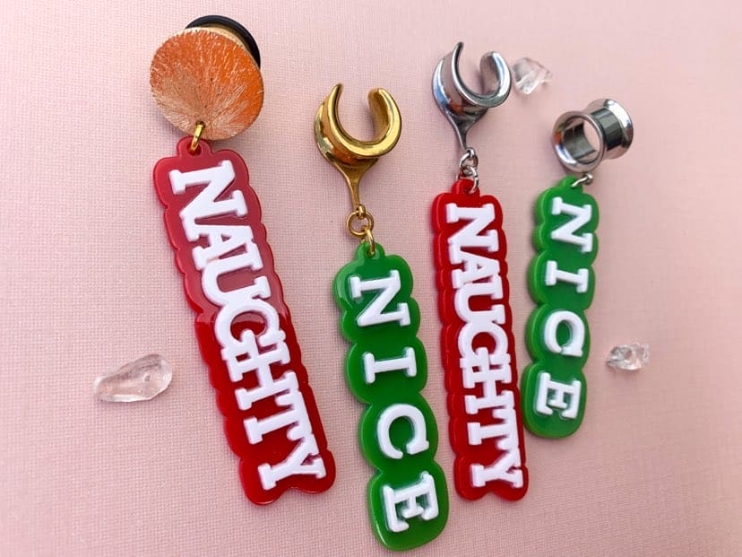 Gold or Silver Mismatch Naughty & Nice