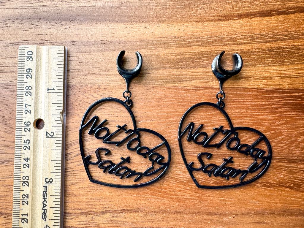 "Not Today Satan" Hearts