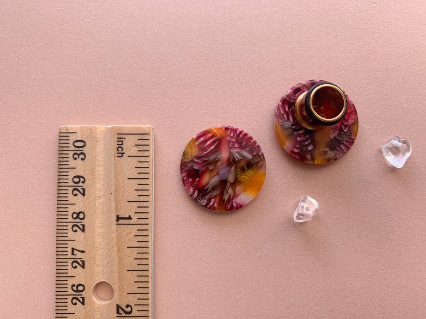 Pink & Purple Multicolor Studs