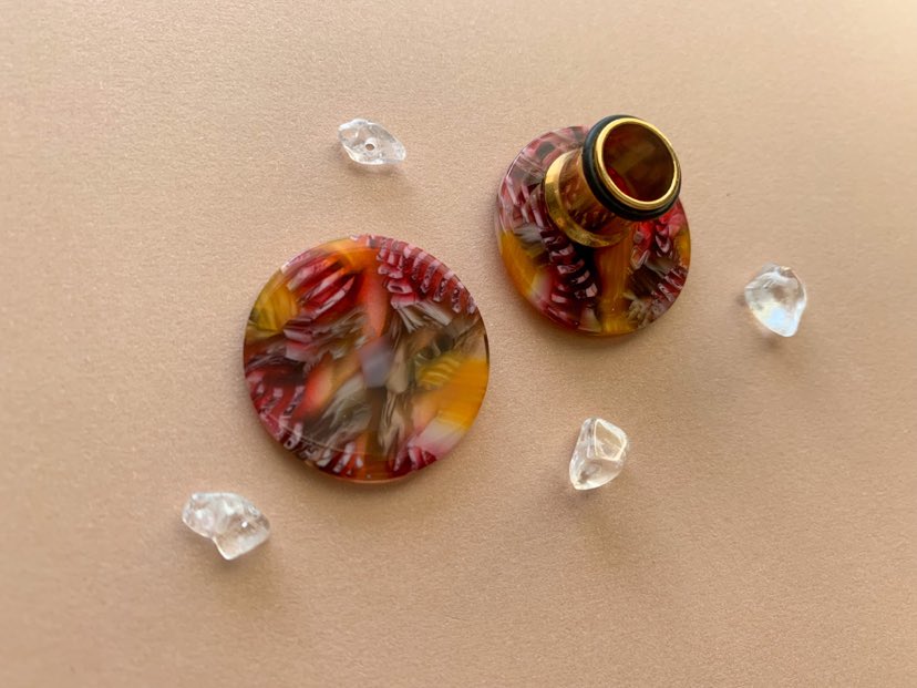 Pink & Purple Multicolor Studs
