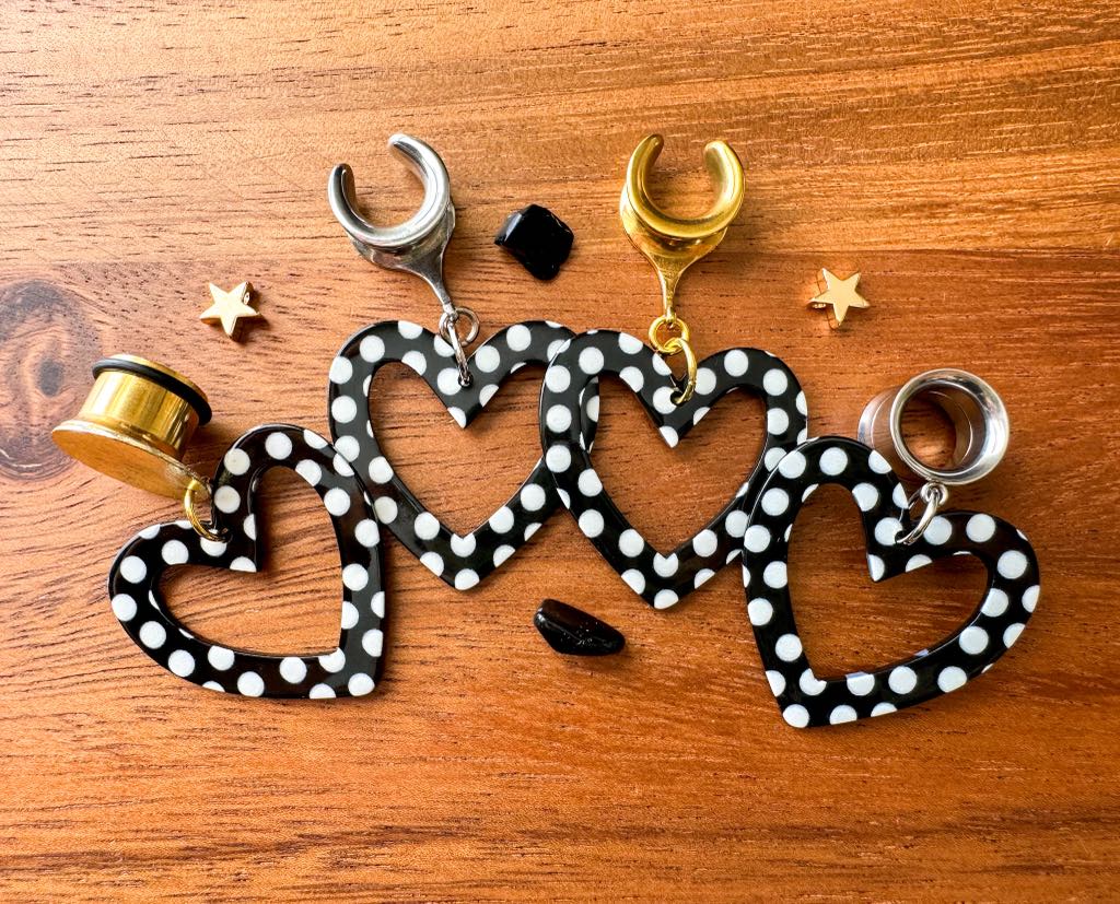 Polka Dot Hearts