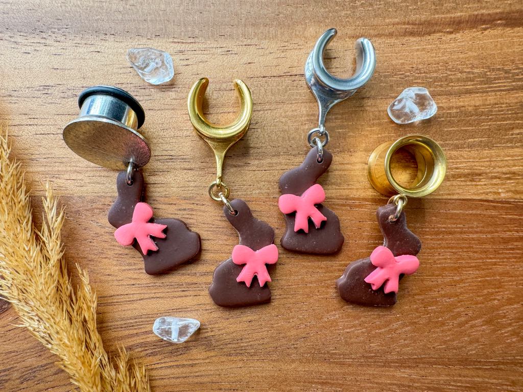 Polymer Chocolate Easter Bunnies