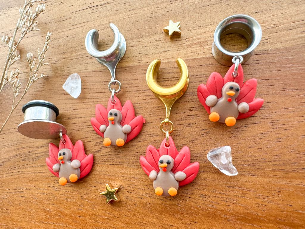 Thankful Polymer Turkeys