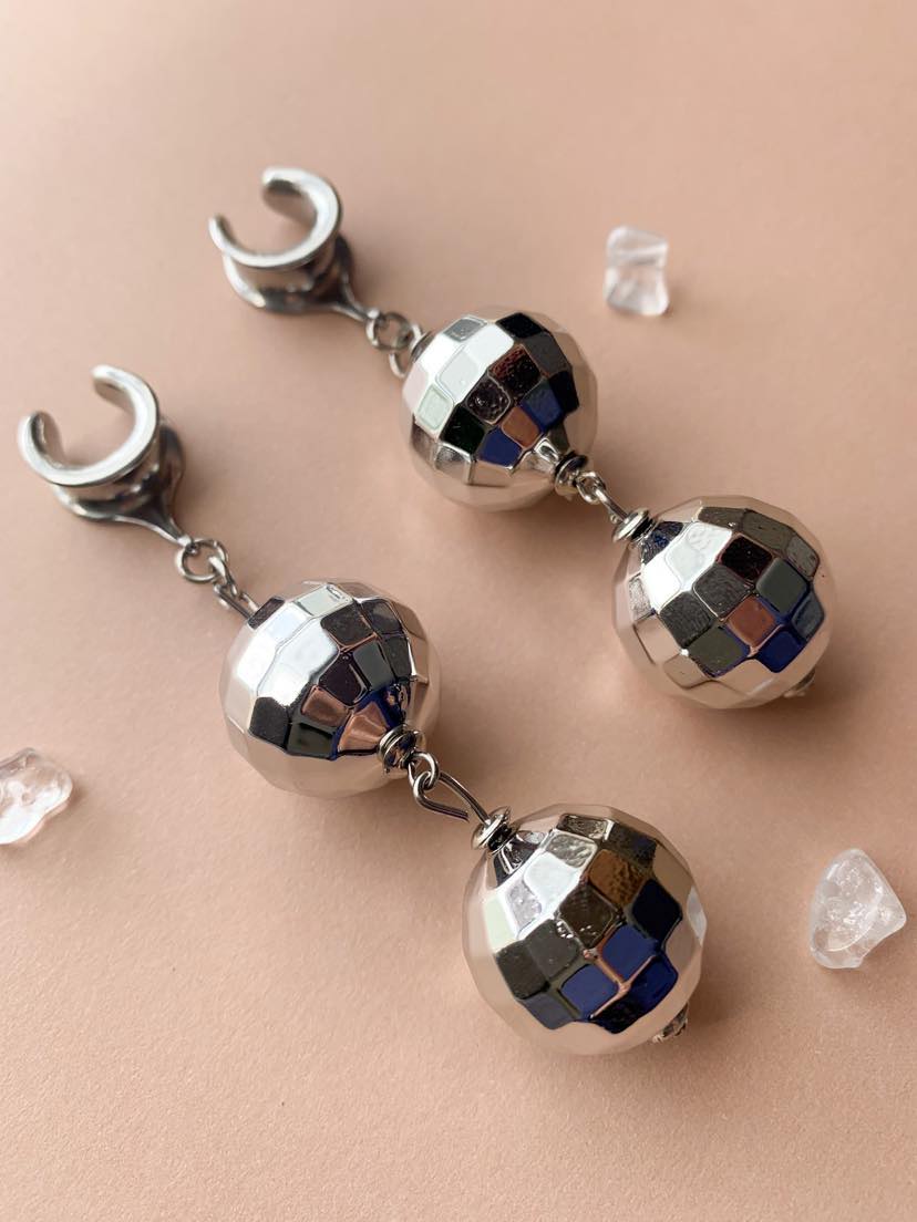 Silver Disco Balls