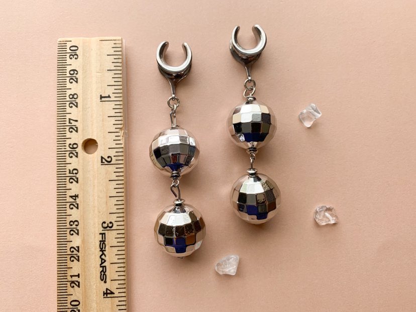 Silver Disco Balls