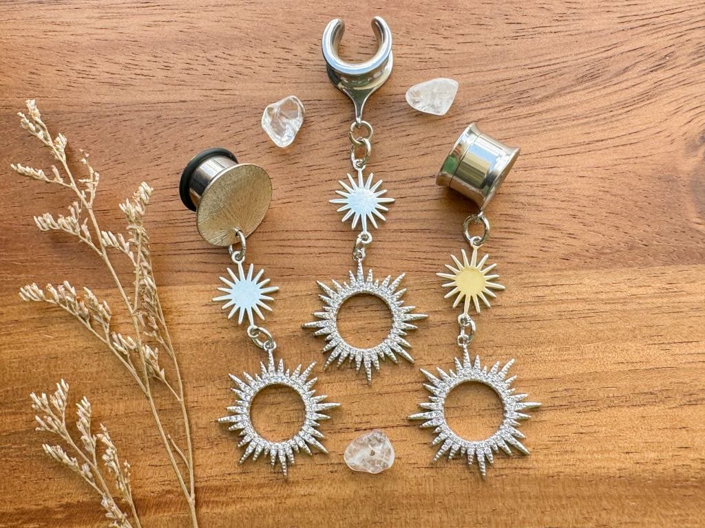Silver Dazzling Double Suns