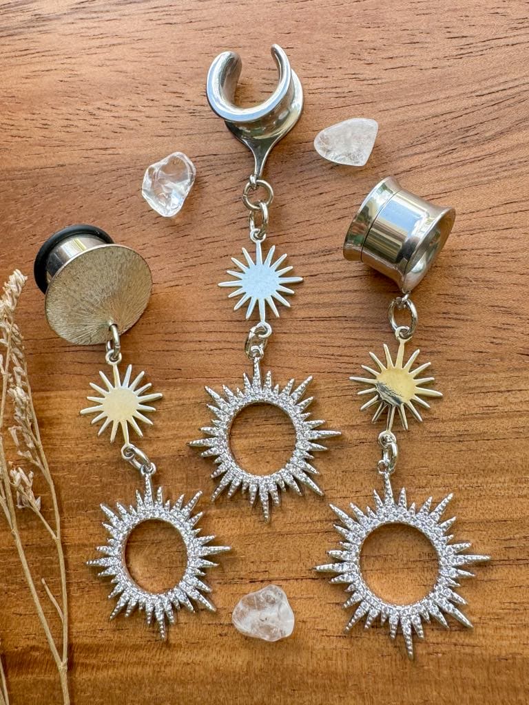 Silver Dazzling Double Suns