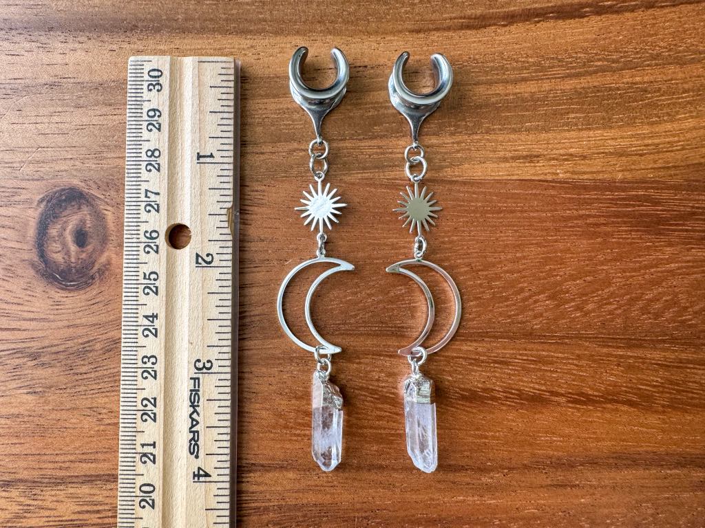 Silver Long Moon & Suns