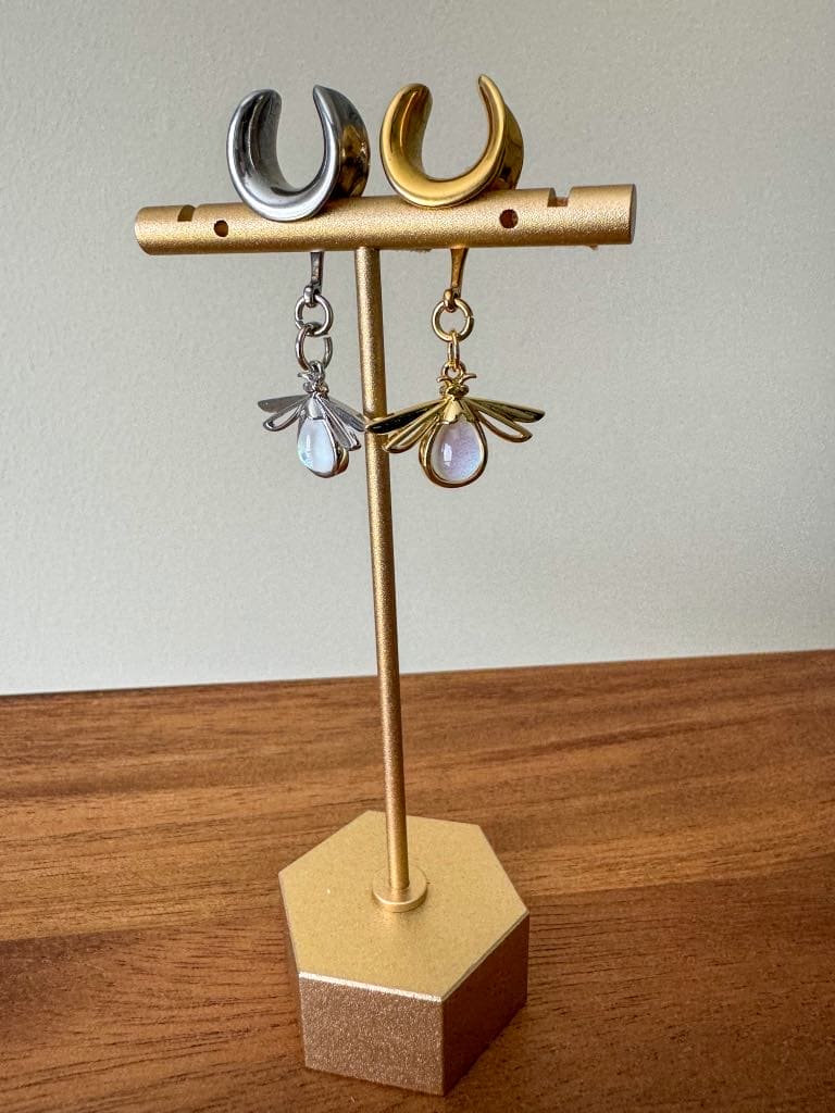 Dainty Silver Bees