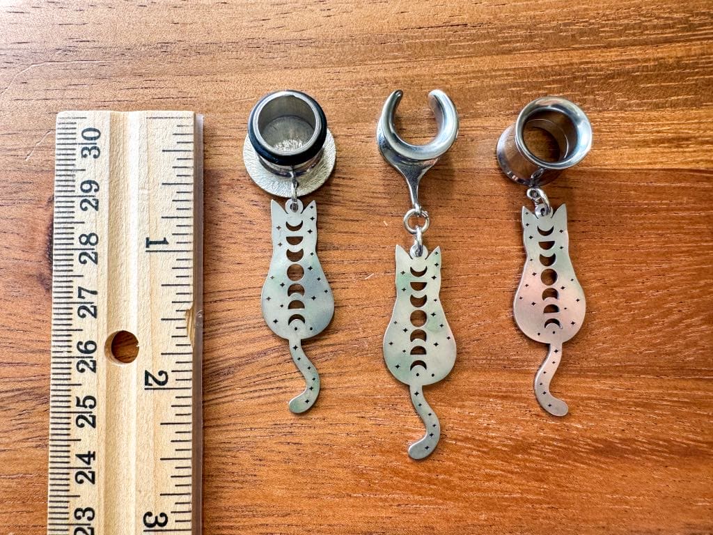 Stainless Steel Celestial Cats