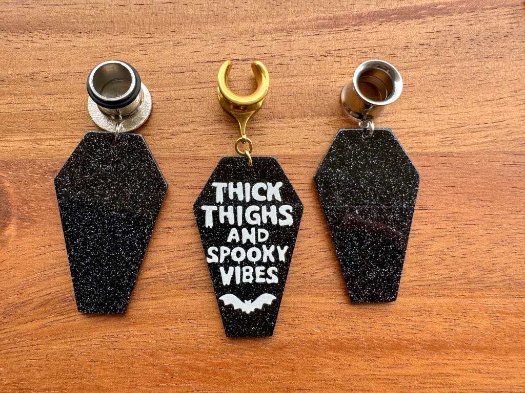 Thick Thighs & Spooky Vibes Coffins