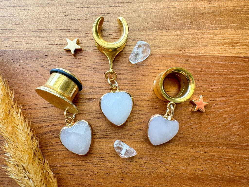 White Jade Hearts