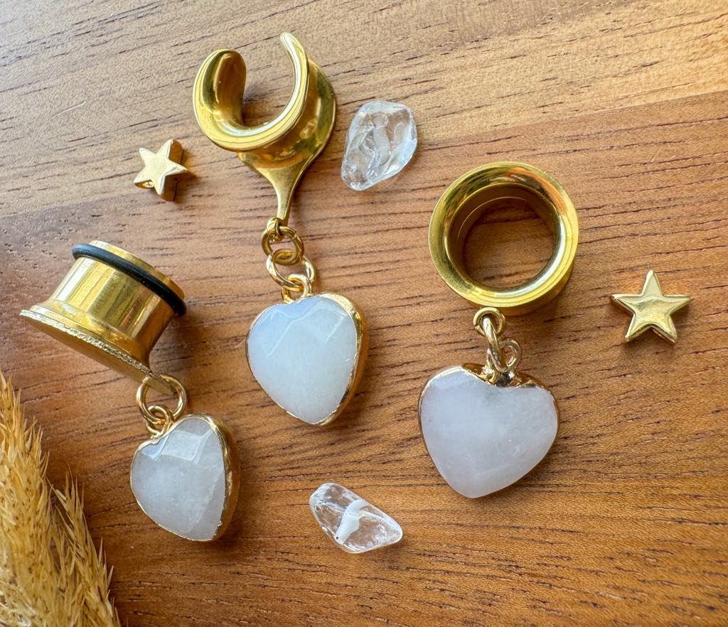 White Jade Hearts