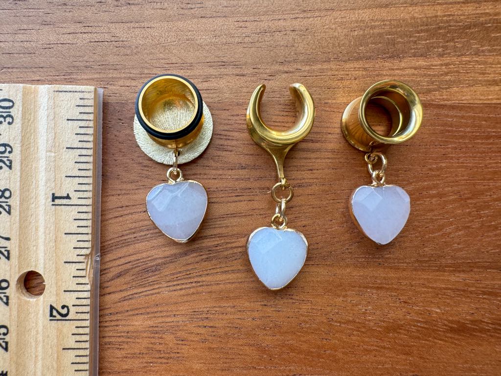 White Jade Hearts