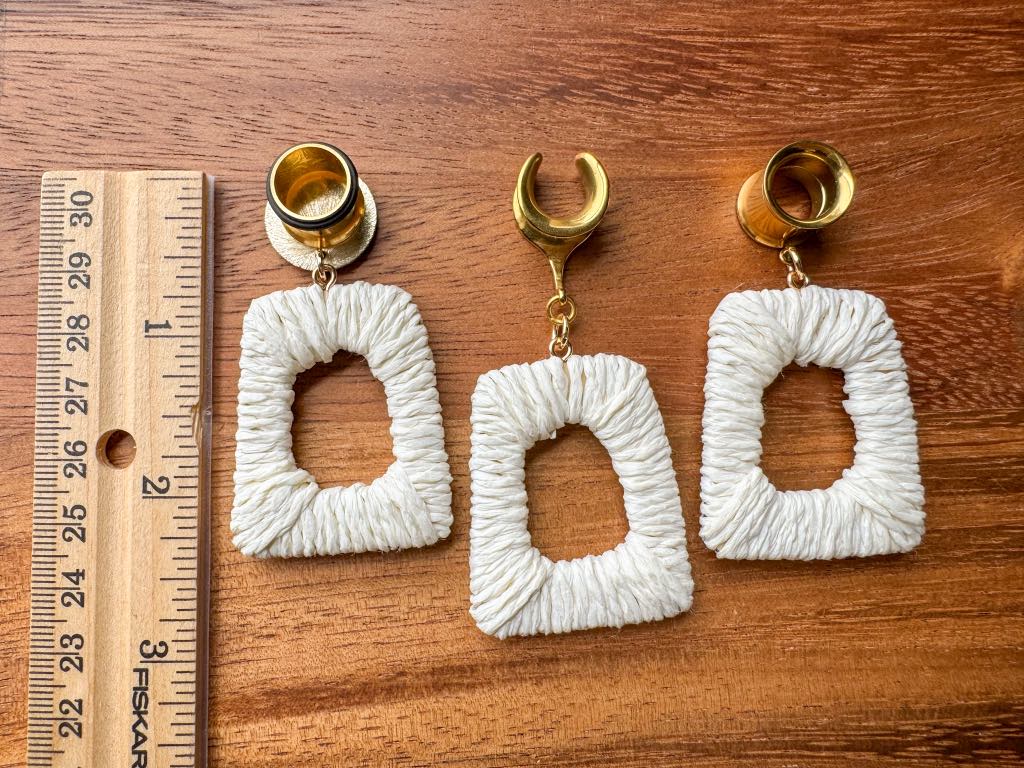Woven Boho Hoops