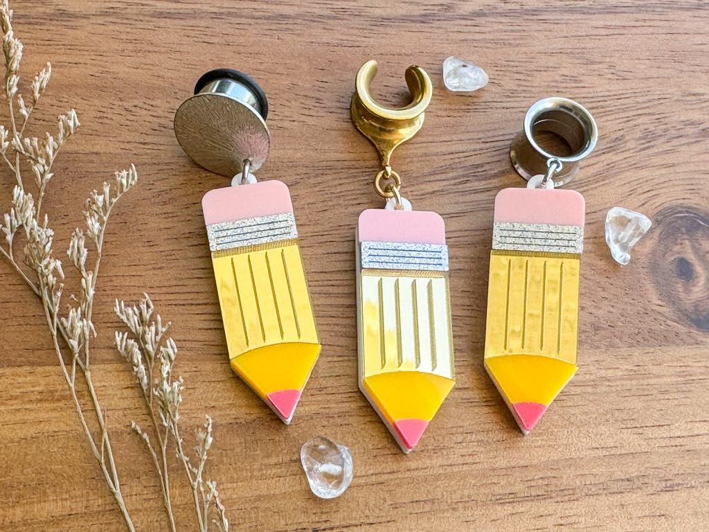 'Write On' Pencil Dangles