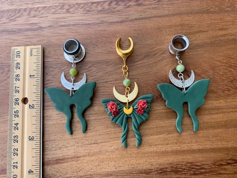Floral Luna Moths
