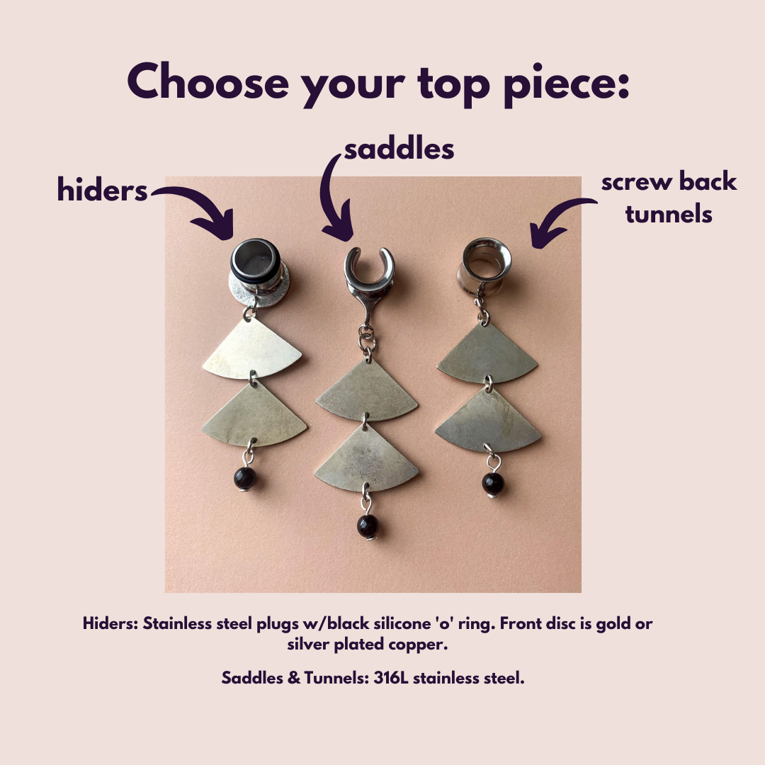 2-Tier Antique Silver Earrings