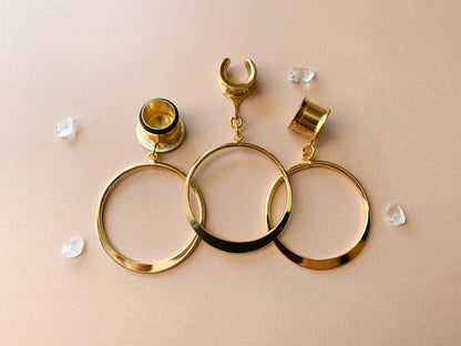 18k Gold Hoop Earrings