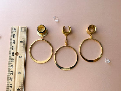 18k Gold Hoop Earrings