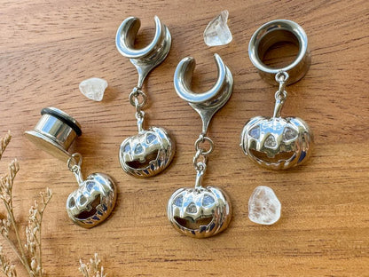 18k Plated "Ghostly Glow Pumpkins" Earrings