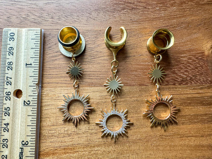 18k Dazzling Double Suns