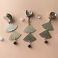 2-Tier Antique Silver Earrings