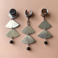 2-Tier Antique Silver Earrings